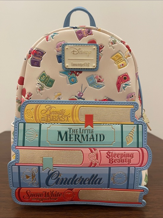 Loungefly Handbags - Loungefly Disney Princess Books Classics Mini Backpack - Gently Used